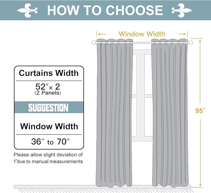 ChrisDowa White 100% Blackout Curtains - Image 7