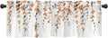 Watercolor Fall Leaves Window Valance by debraleye
