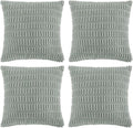 Fancy Homi 4 Packs Decorative Throw Pillow Covers by Fancy+Homi
