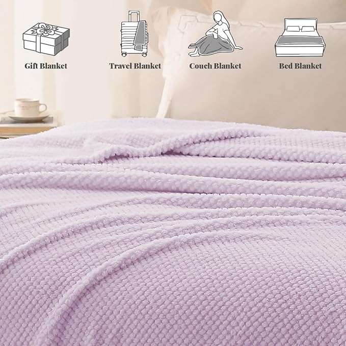 Whale Flotilla Queen Size Fuzzy Fleece Blanket - Image 8