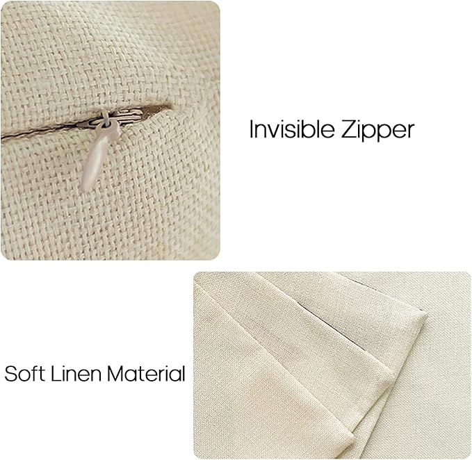 YCOLL Fall Pillow Covers 20x20 Set of 4, Modern Sofa Throw Pillow Cover - Image 7