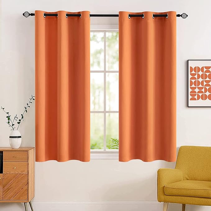 MIULEE Blackout Curtains Room Darkening Thermal Insulated Fall Drapes Solid by MIULEE