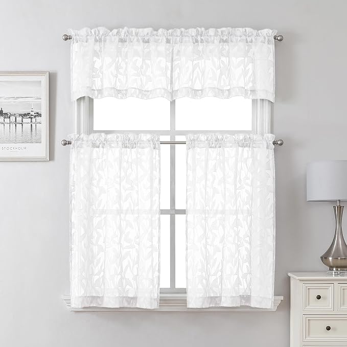 Lecloud Leia White Sheer Valances - Image 8