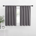 NICETOWN Short Curtains, Home Decoration Thermal Insulated Rod Pocket Blackout by NICETOWN