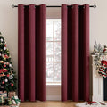 MIULEE Christmas Blackout Curtains, Room Darkening Thermal Insulated Drapes by MIULEE
