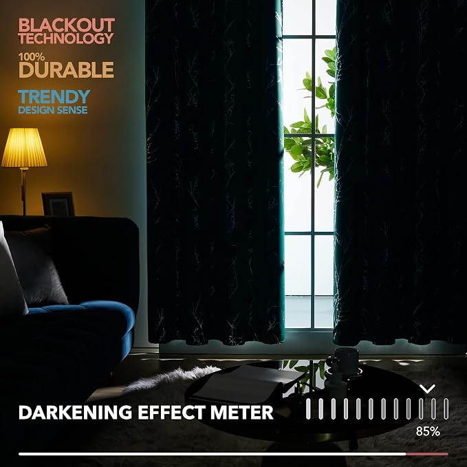 Deconovo Blackout Curtains, Thermal Insulated Soundproof Drapes - Image 5