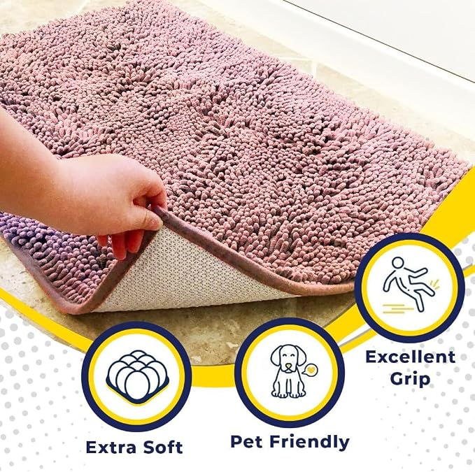Muddy Mat® | Super Absorbent Door Mat Indoor, Microfiber Quick Dry Chenille - Image 2