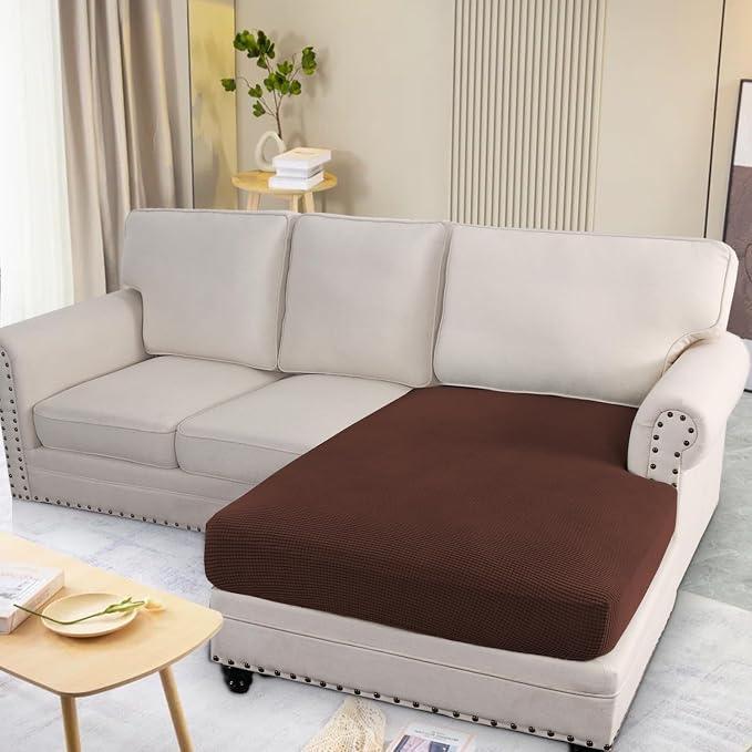 H.VERSAILTEX Super Stretch Individual Chaise Cover Sectional Couch Covers - Image 2