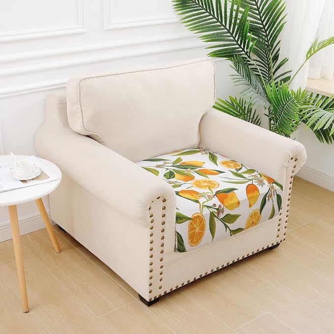 hyha Printed Couch Cushion Covers, Floral Sofa Covers Washable - Image 5