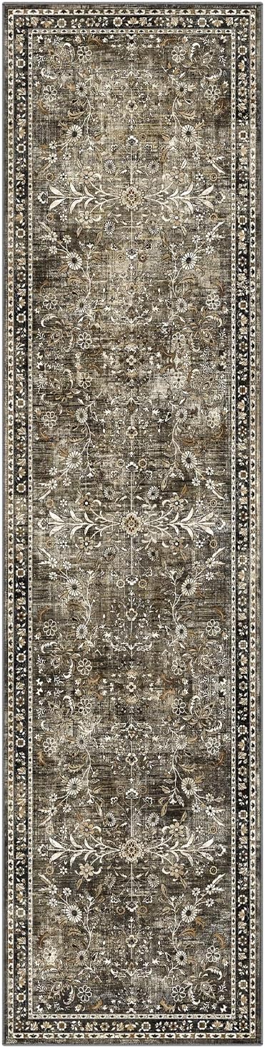 Yamaziot Washable Runner Rug 2x8 – Non Slip Boho Floral Hallway Runner Rug - Image 8