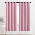 NICETOWN Crystal Pink Blackout Draperies Curtains by NICETOWN