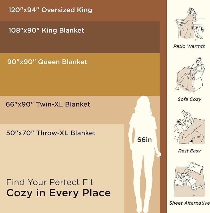 Bedsure 100% Cotton Large Blanket Oversized King - Image 6