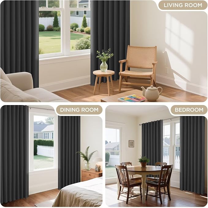 Joydeco 72 Inch Blackout Curtains - Image 4