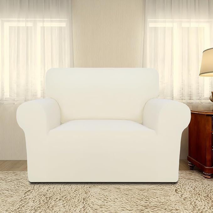 PureFit Super Stretch Sofa Slipcover – Spandex Non Slip Soft Couch Sofa Cover - Image 2