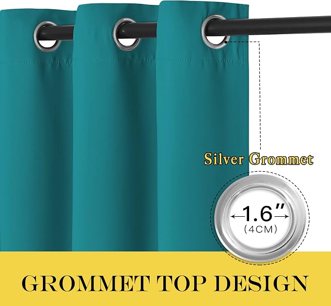 NICETOWN Blackout 78 inch Curtains - Image 2