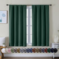 Simplebrand Ava Ever Green Short Blackout Curtains by Simplebrand
