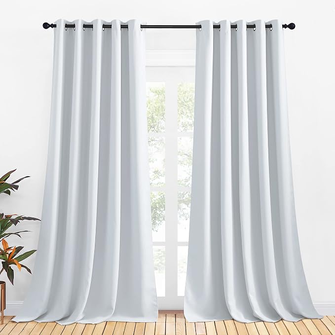 NICETOWN Room Darkening Draperies Curtains Panels, Window Treatment Thermal by NICETOWN