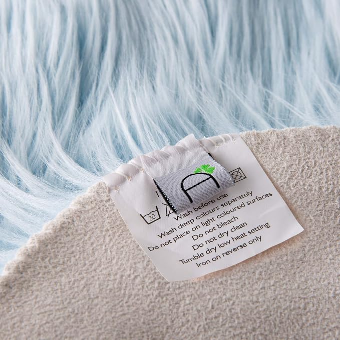 Ashler faux fur rug, Fluffy Shaggy Area Rug Ultra Soft 2 x 3 Feet Sheepskin Fur - Image 7