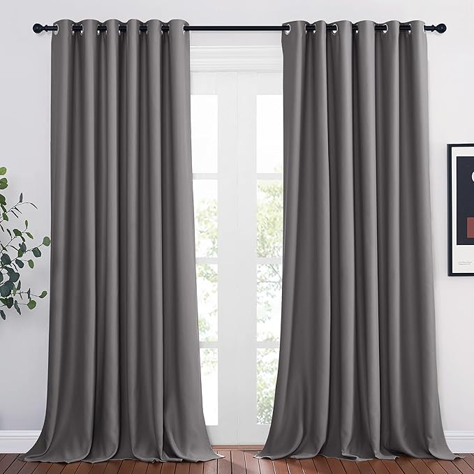 NICETOWN Bedroom Blackout Curtains 95 inch Length by NICETOWN
