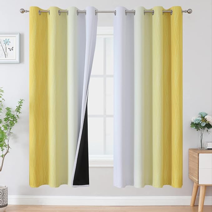 Estelar Textiler Room Darkening Gradient Blackout Curtains 72 Inch Length 2 by ESTELARTEXTILER