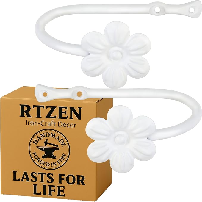 RTZEN Decorative Metal Curtain Tiebacks by RTZEN