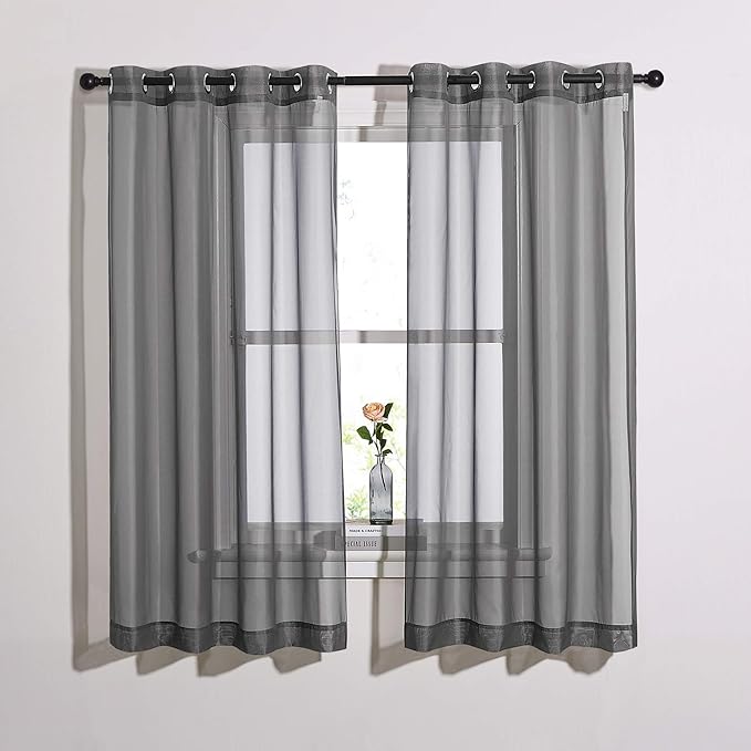 NICETOWN Transparent Sheer Curtains Panels by NICETOWN