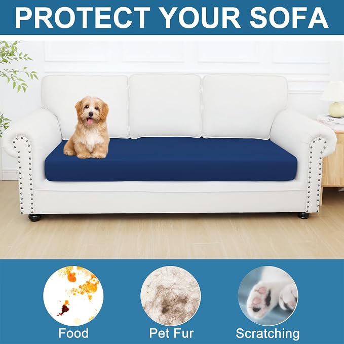 Smiry Printed Couch Cushion Covers, Stretch Soft Couch Covers - Image 7
