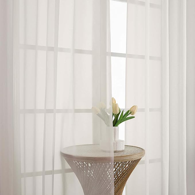 Chyhomenyc Ivory Sheer Valances - Image 9
