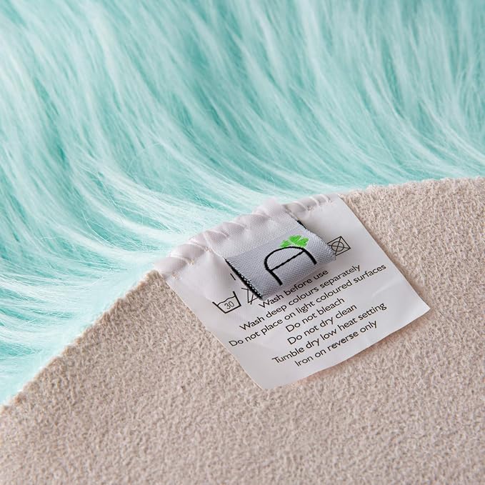Ashler faux fur rug, Fluffy Shaggy Area Rug Ultra Soft 2 x 6 Feet Sheepskin Fur - Image 7