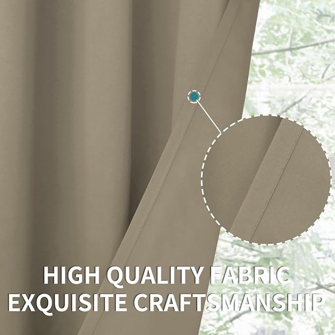 BGment Room Darkening Curtains 72 Inches Long - Image 7