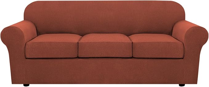 H.VERSAILTEX 4 Piece Stretch Sofa Covers by HVERSAILTEX