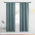 NICETOWN Greyish Blue Blackout Curtains Panels by NICETOWN