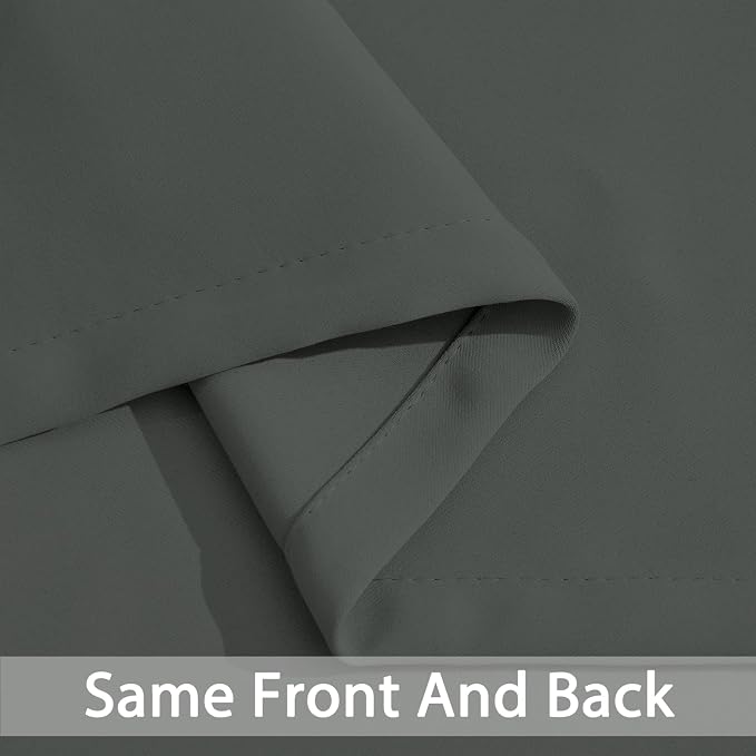Yakamok Thermal Insulated Solid Grommet Light Blocking Blackout Curtains - Image 5