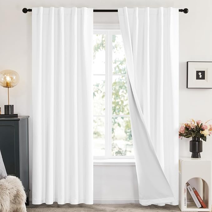 Deconovo Blackout Curtains for Bedroom & Nursery, Thermal Insulated Drapes by Deconovo