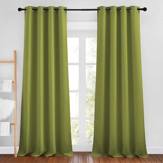 NICETOWN Fresh Green Blackout Curtains by NICETOWN