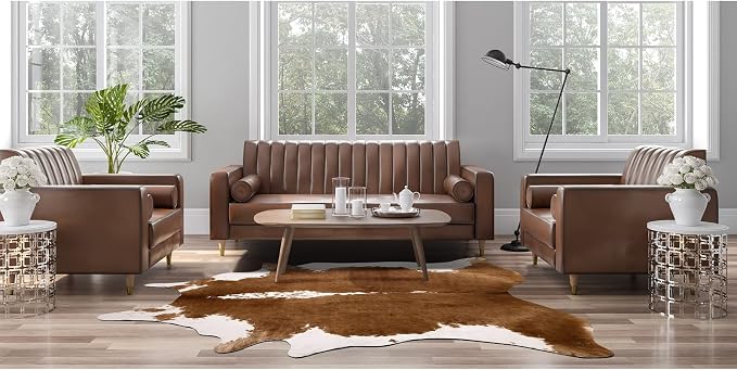AROGAN Faux Cow Print Rug Large - Image 6