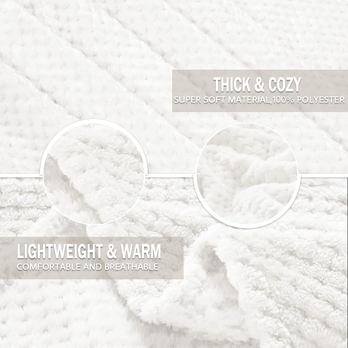 Exclusivo Mezcla Fleece Throw Blanket Extra Large, Super Soft and Warm Blankets - Image 4