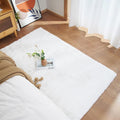 Ghouse Ultra Soft Faux Rabbit Fur Rug 3x5, Machine Washable Area Rugs by Ghouse