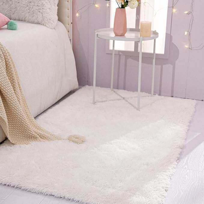 TWINNIS Super Soft Shaggy Rugs Fluffy Carpets 3x5 Feet, Indoor Modern Plush - Image 5