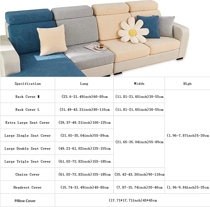 Couch Cushion Covers for Sofa Couch Covers Wear-Resistant Universal Sofa Cover - Image 8