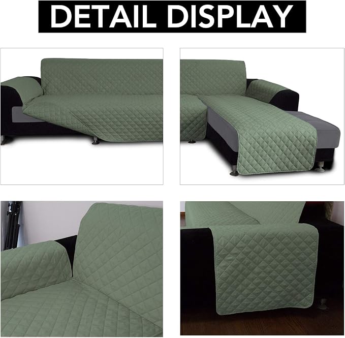 Easy-Going Sofa Slipcover L Shape Sofa Cover Sectional Couch Cover Chaise Cover - Image 3