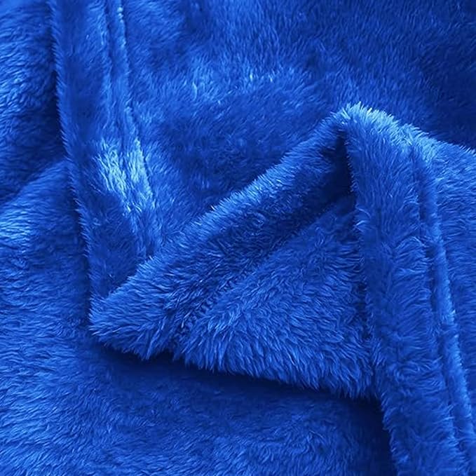 Exclusivo Mezcla Plush Fuzzy Fleece Throw Blanket, Super Soft, Fluffy and Warm - Image 5