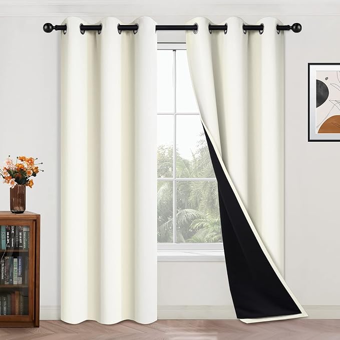 Yakamok 84 Inch Length 100% Blackout Curtains by Yakamok