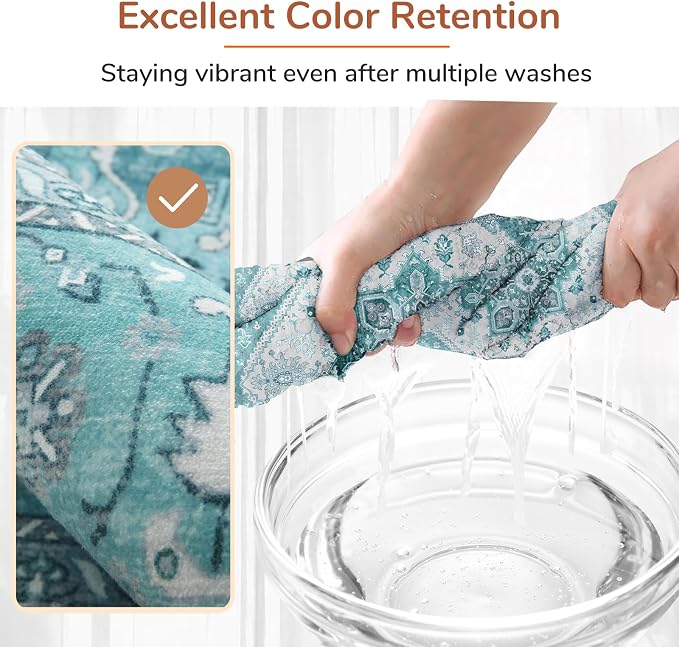 OPPODREAM Soft 6x9 Area Rugs, Washable Rug 6x9 - Image 6