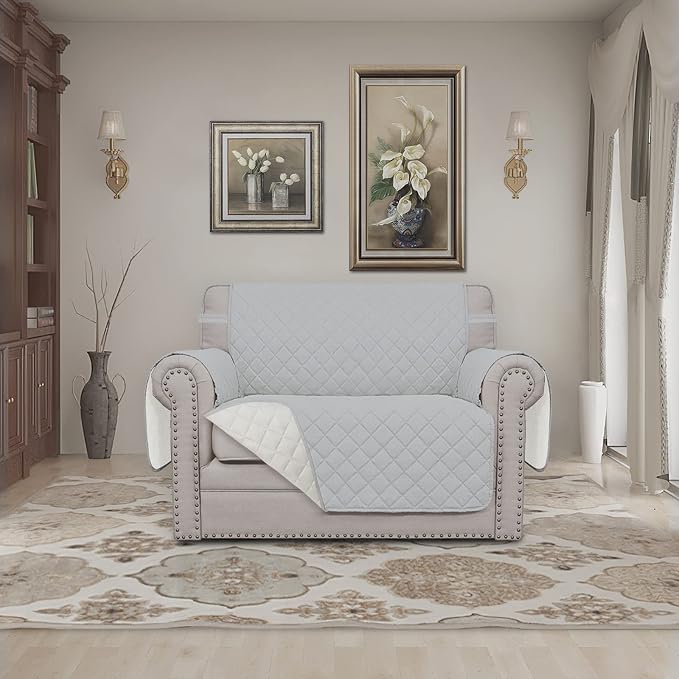 Easy-Going Oversized Chair Sofa Slipcover Reversible Sofa Cover Water Resistant - Image 2