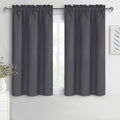DWCN Kitchen Curtains for Small Windows 45 Inch Length 2 Panels Set, Solid by DWCN