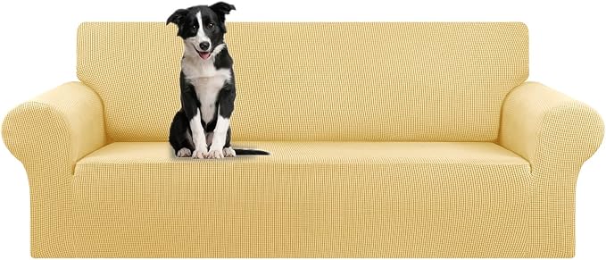 KEKUOU Stretch Oversized Sofa Slipcover 1 Piece Couch Sofa Cover Furniture by KEKUOU