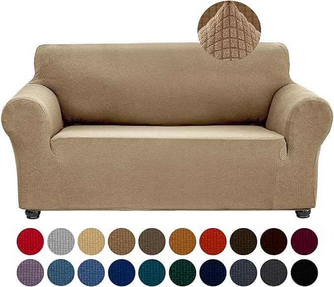 Joccun Stretch Loveseat Couch Cover Slipcover, 1-Piece Sofa Cover by Joccun