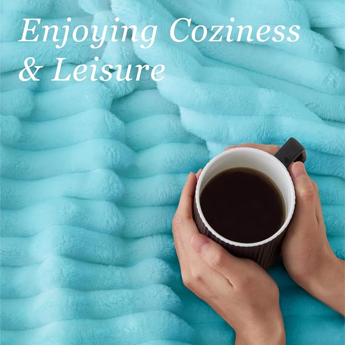 BEDELITE Twin Blanket for Couch & Bed, 300GSM Soft & Warm Fleece Blanket - Image 5