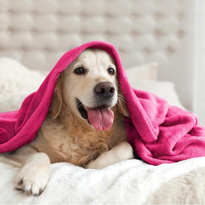BEDELITE Fleece Blanket Hot Pink Valentines Throw Blanket - Image 8
